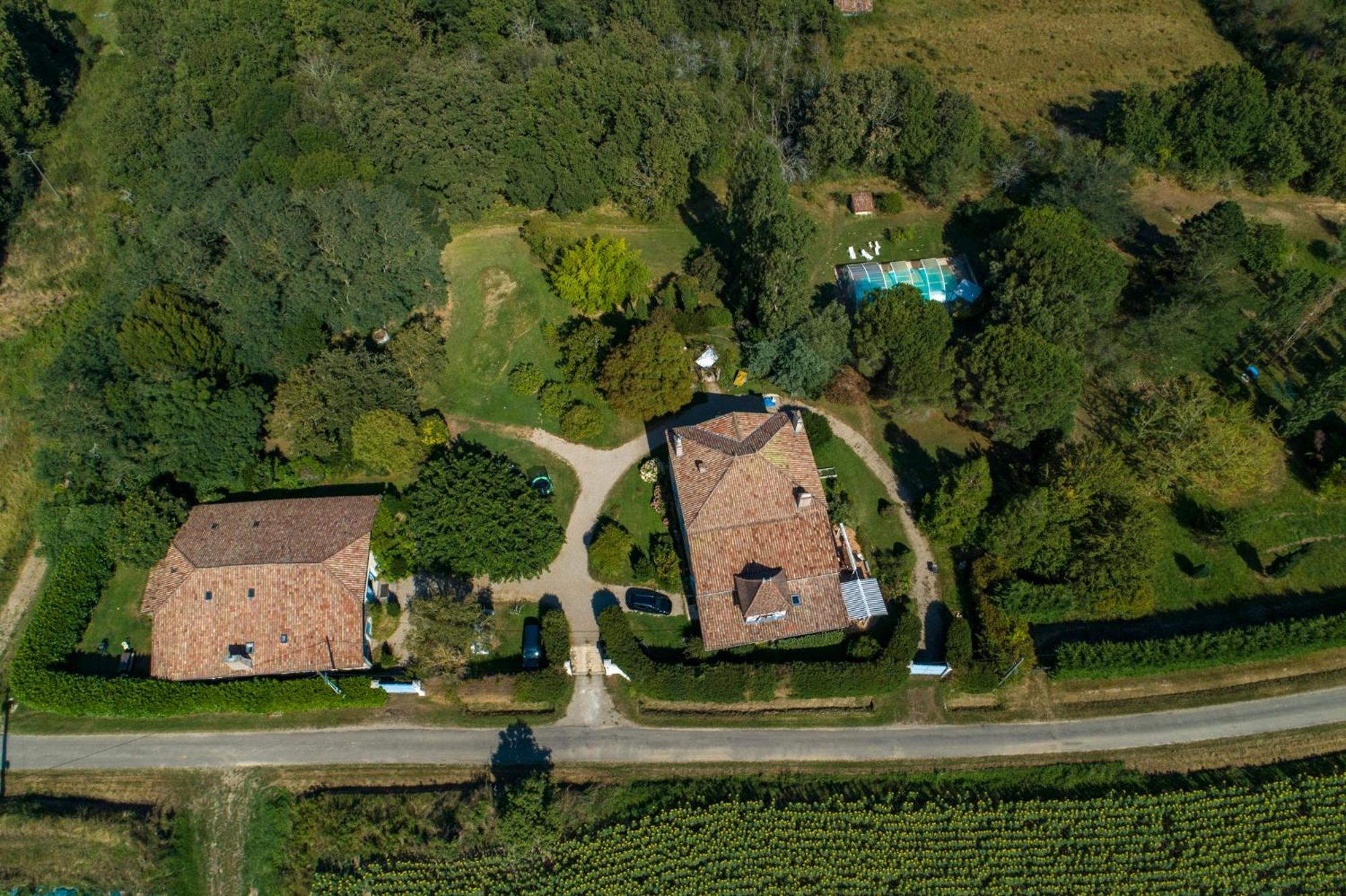 La Maison De L'Ecolieu Du Turc - Piscine Partagee Le Mas-dʼAgenais エクステリア 写真