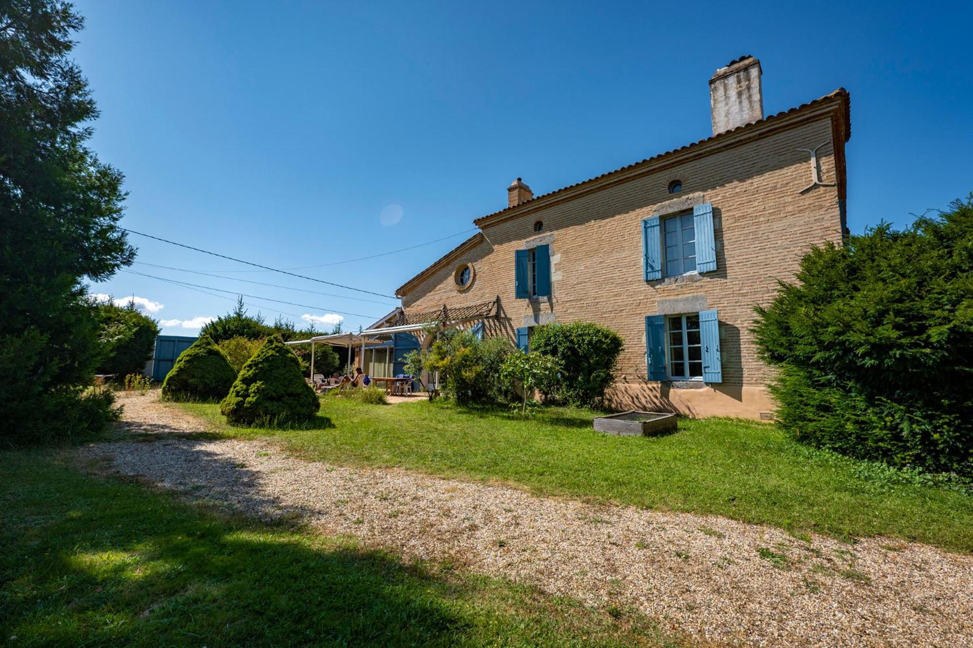 La Maison De L'Ecolieu Du Turc - Piscine Partagee Le Mas-dʼAgenais エクステリア 写真